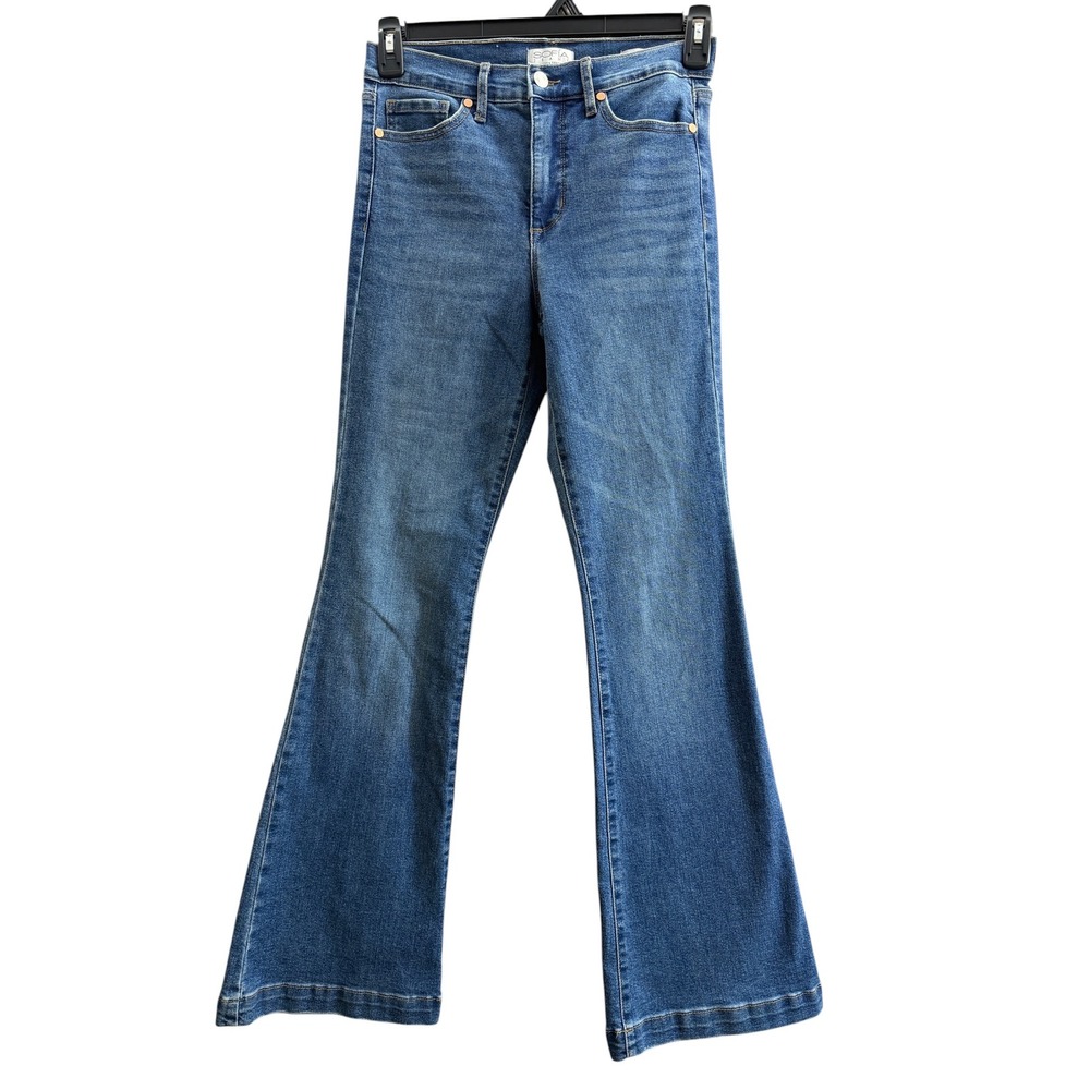 Sofia Jeans by Sofia Vergara Melisa Flare Jeans Women's Size 4 Medium Wash